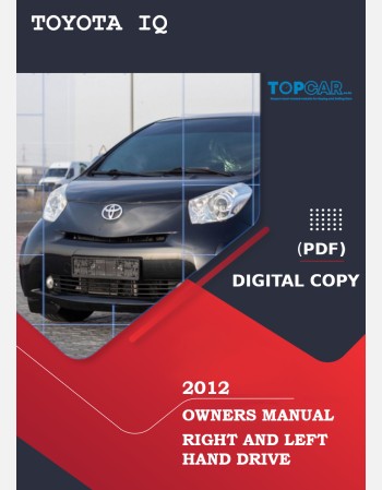 toyota iq 2012 owners manual in english